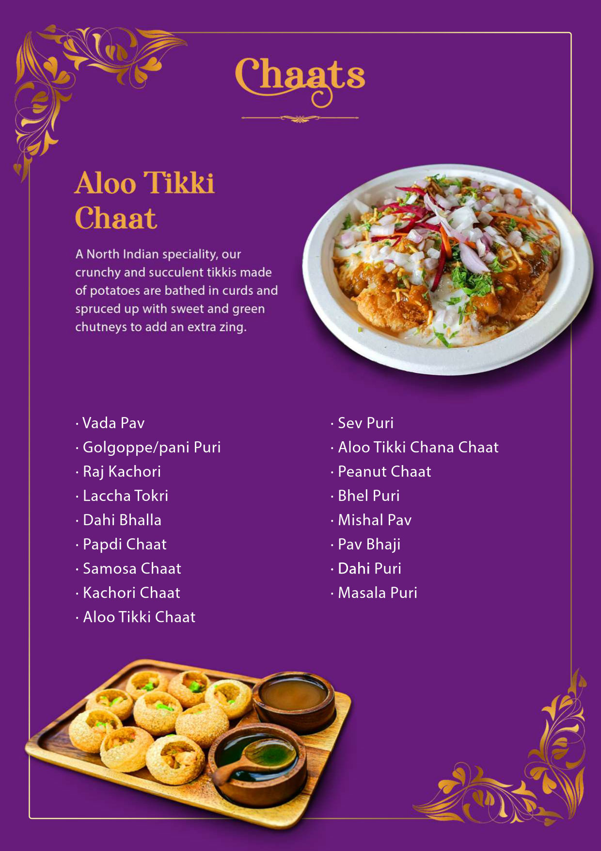 Ledikeni Menu