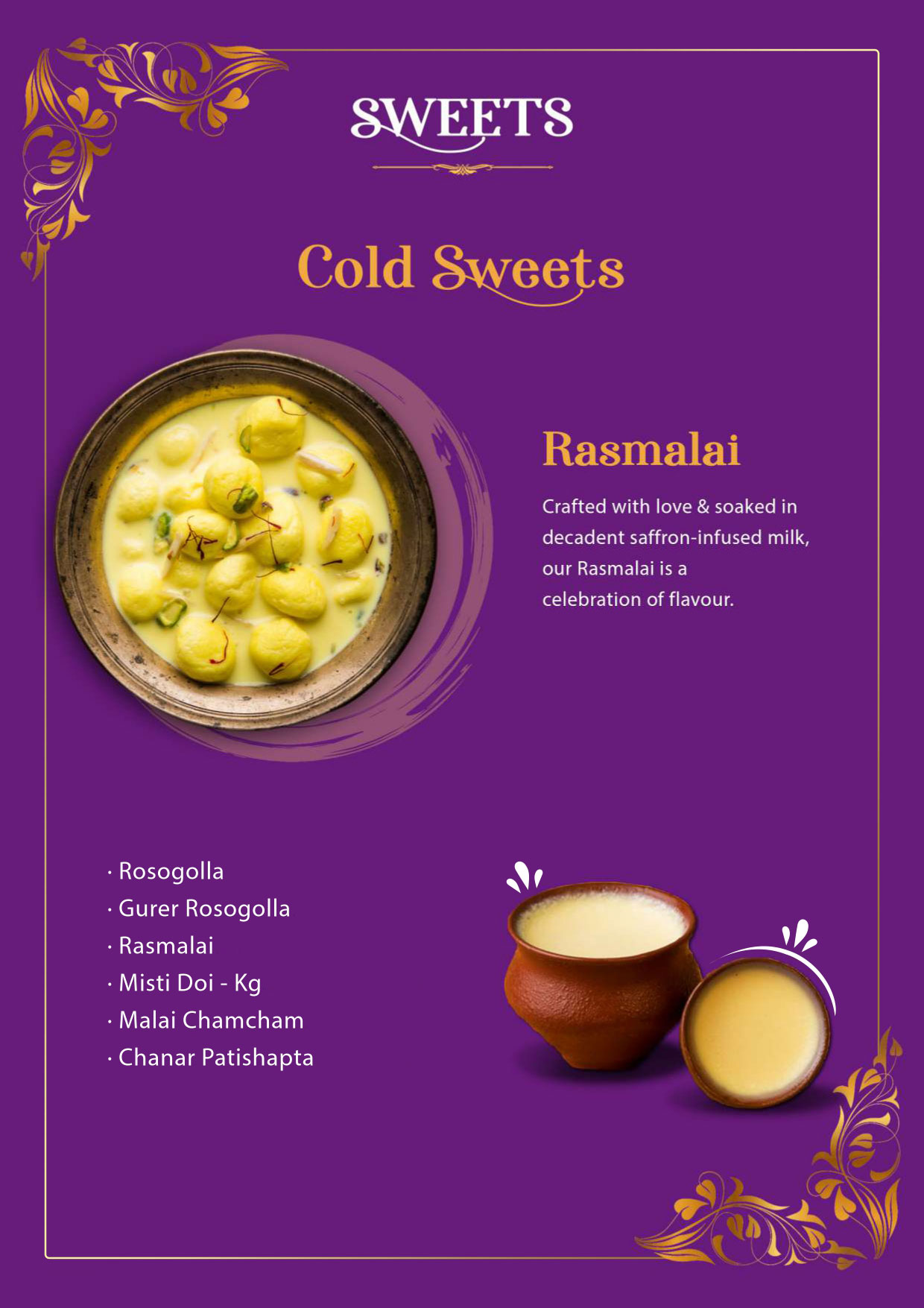 Ledikeni Menu