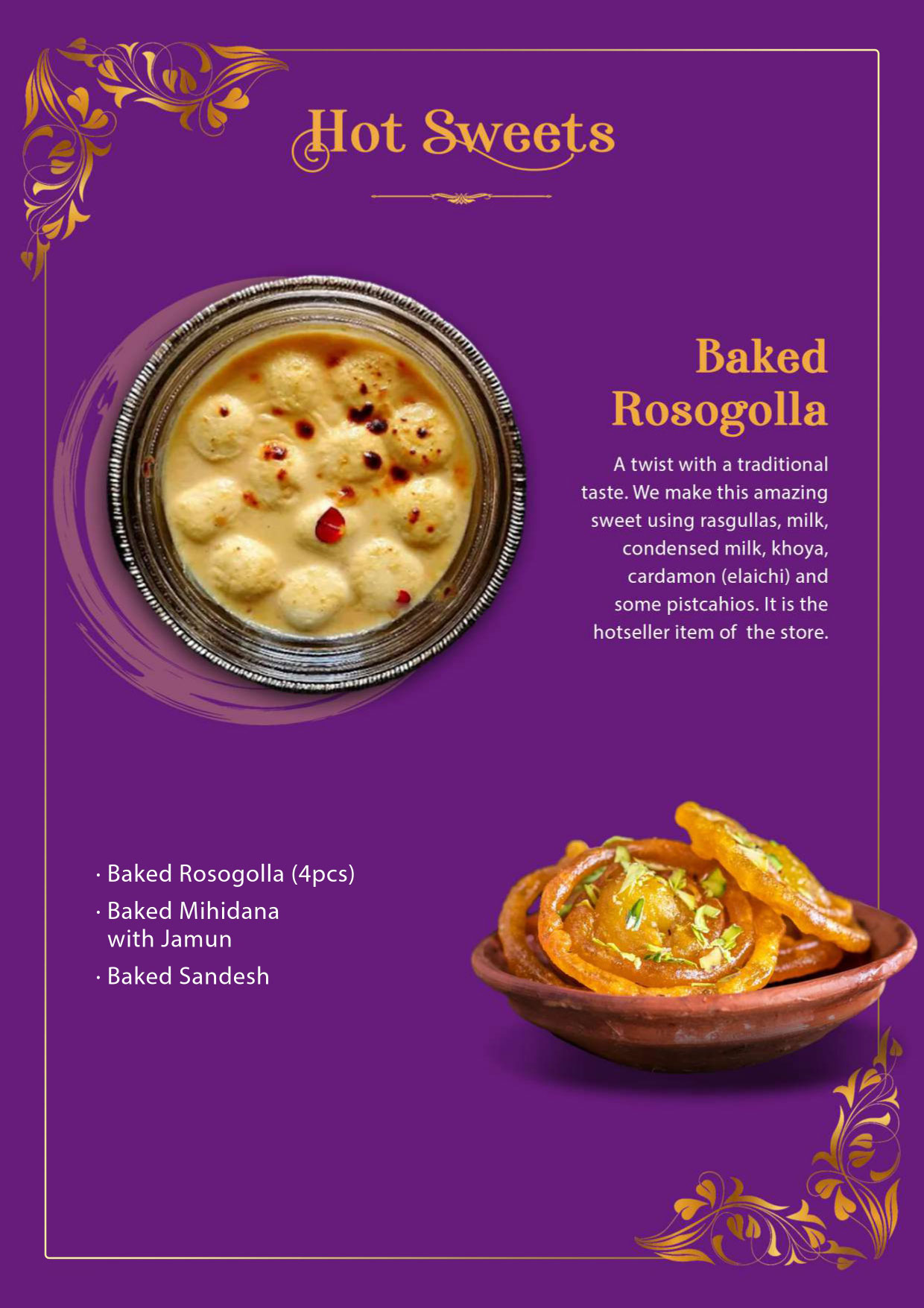 Ledikeni Menu
